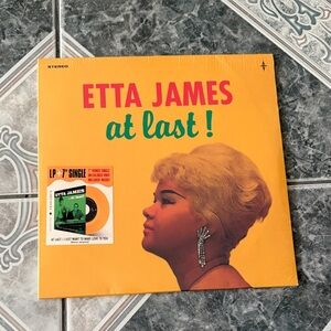 Etta James At Last! Vinyl LP - Yellow Cover